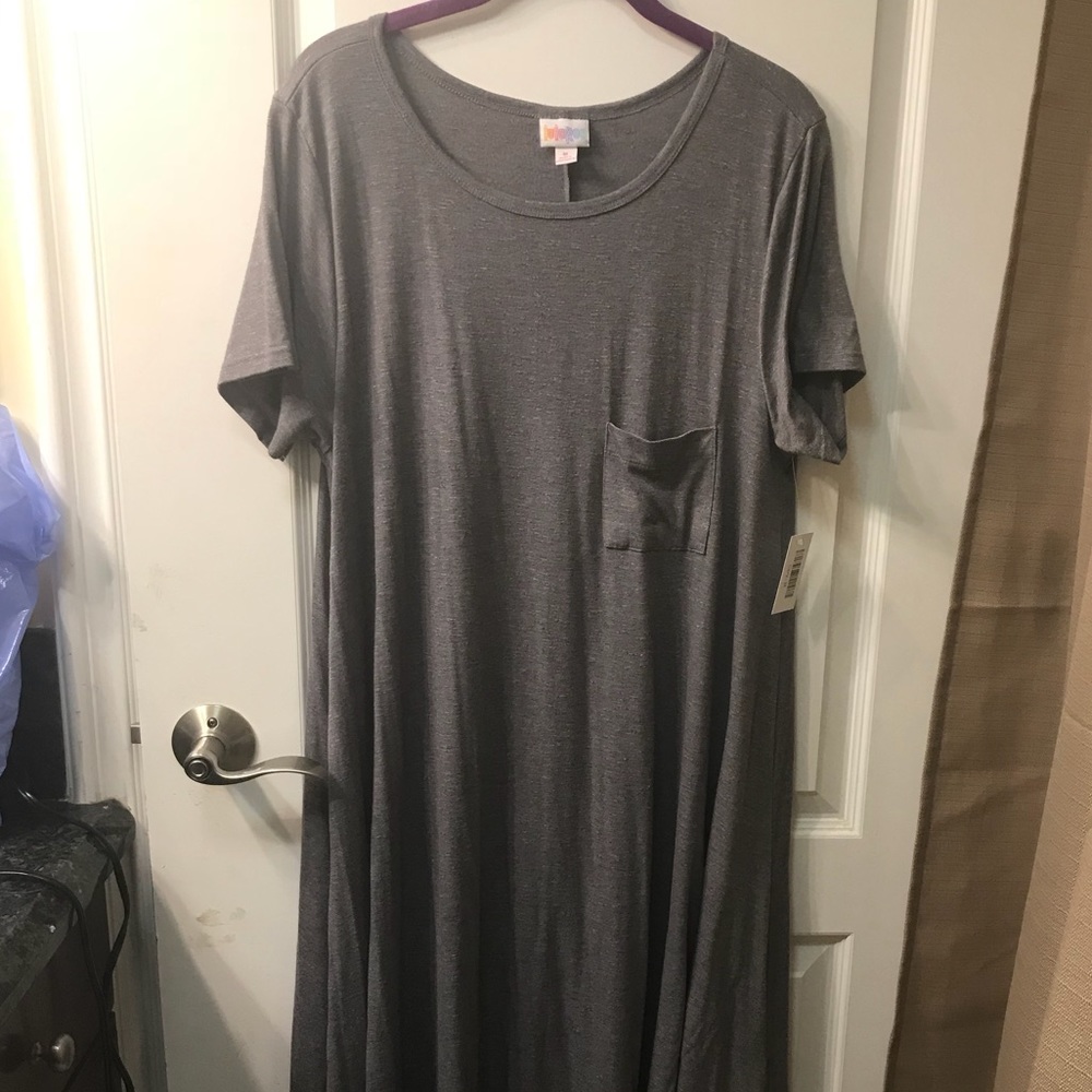 Lularoe BNWT solid grey Carly